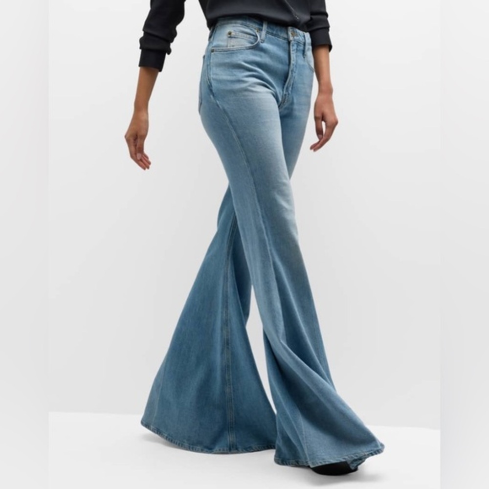 FRAME High Rise Flare Jeans Size 28